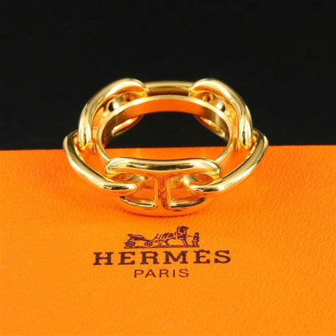 hermes chaine d'ancre scarf ring|Chaine d'Ancre Sellier scarf 70 ring .